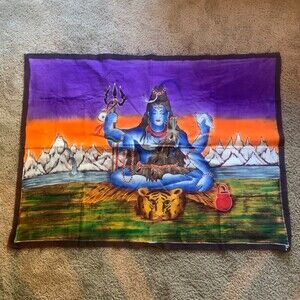 Beautiful Handpainted Buddha Walldrape